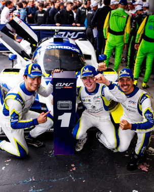 They took the lead in the final 30 laps and never looked back. 🏆 @rinaldiracing takes the LMP3 class