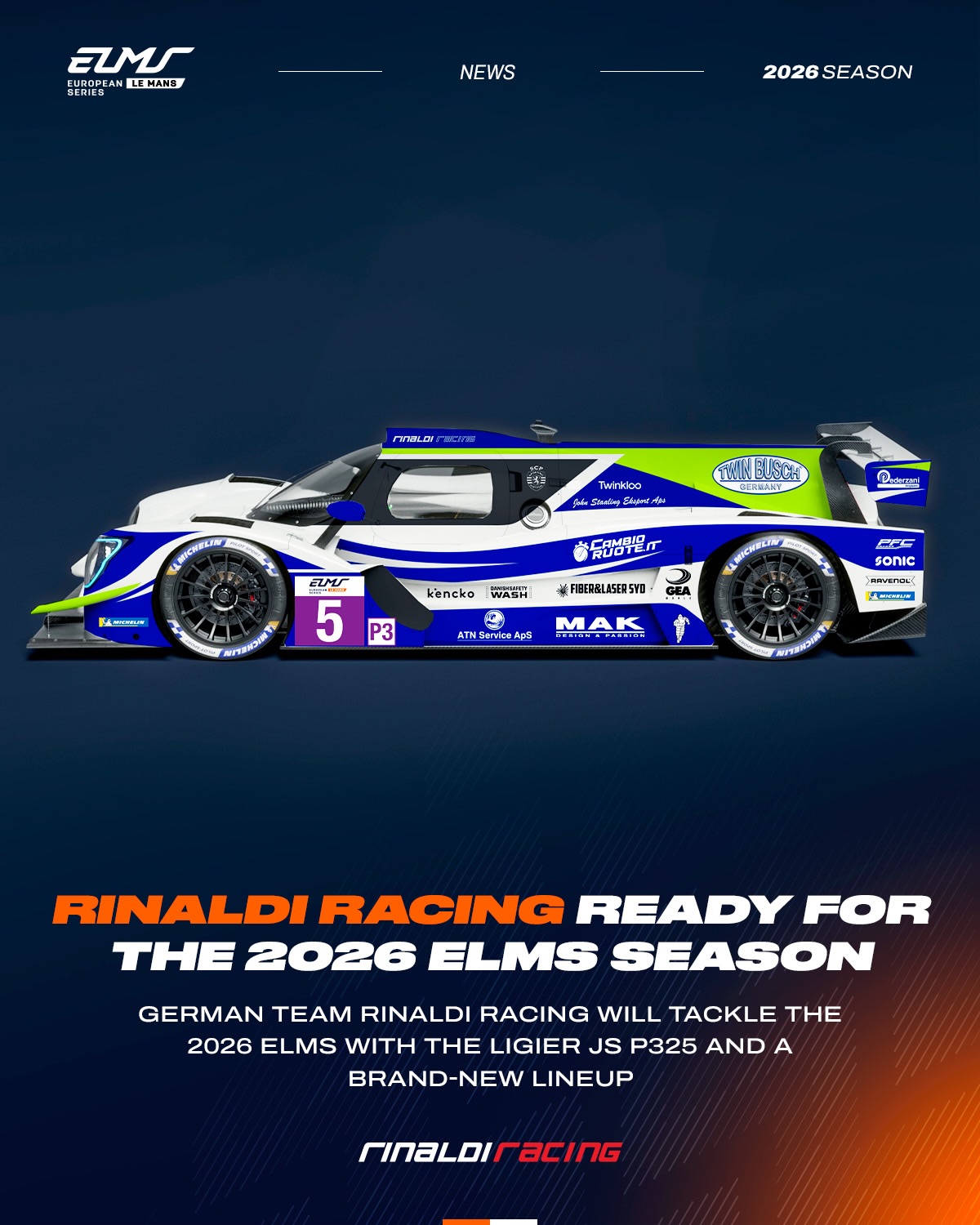 New cars, new drivers, and all eyes are set on the LMP3 title assault for @rinaldiracing. 👊 The Germ