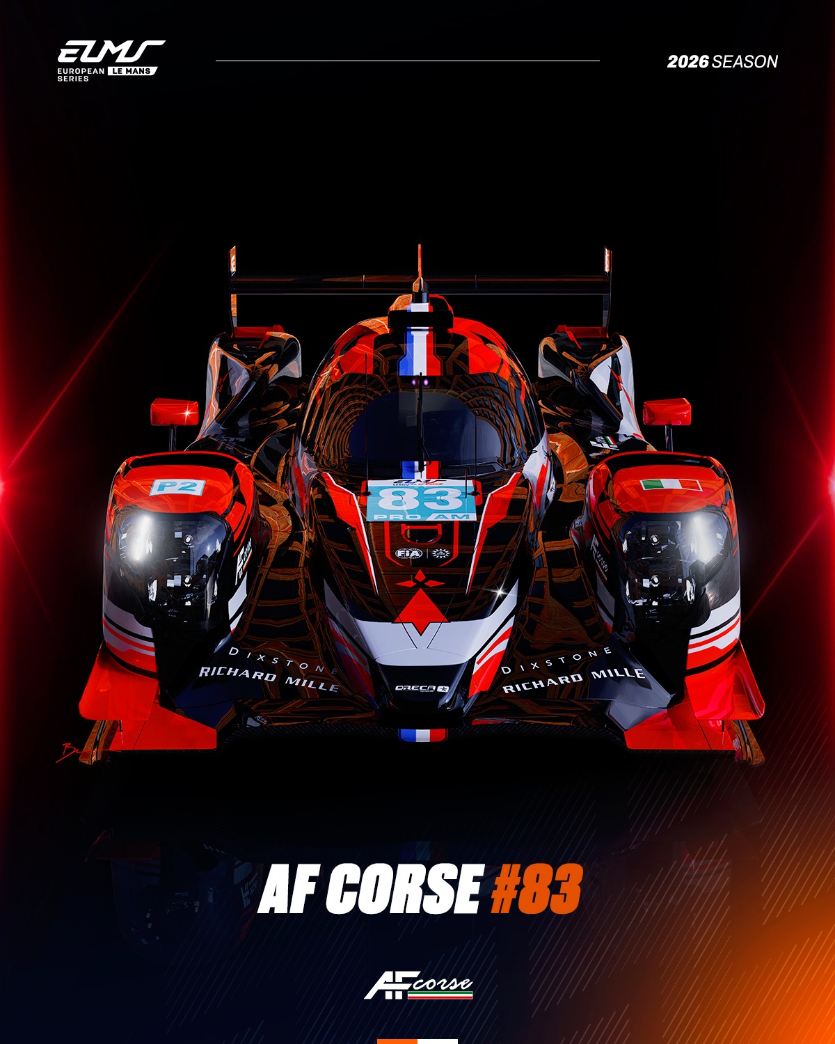 Back with fresh colours and the LMP2 Pro/Am title in sight. @afcorse_official is ready for the 2026 
