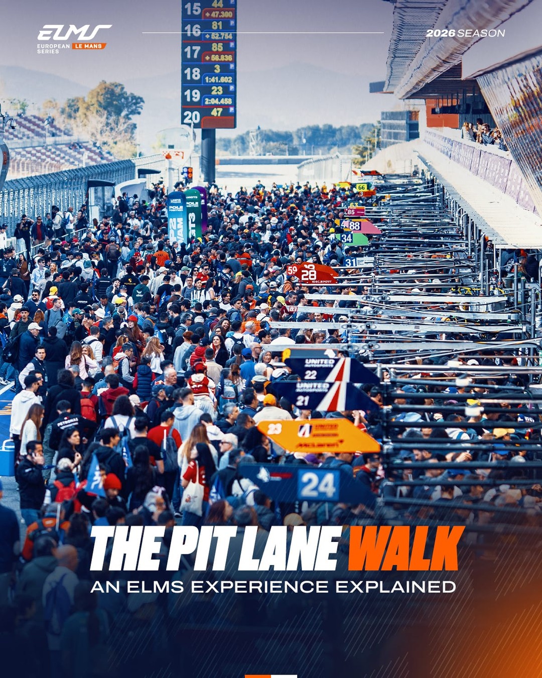 Discover the #ELMS experience on site, starting with the Pit Lane Walk. 🙌 Want to see what happens b