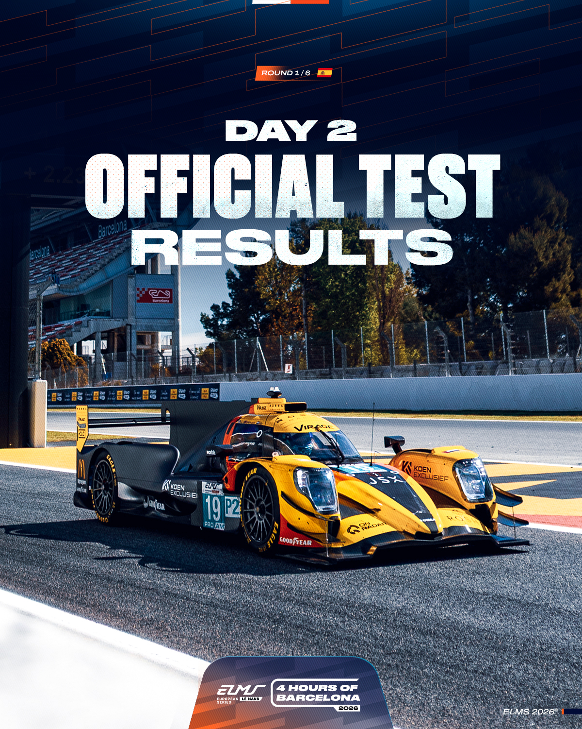 Day 2 of #ELMSTests is complete - and the pace just kept improving. 🔥 @rikkoen9 set the benchmark wi